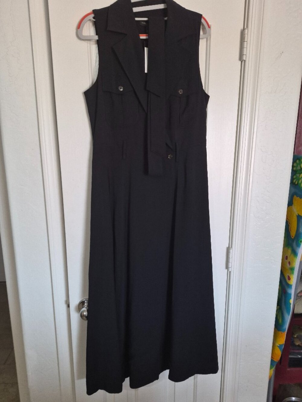Banana Republic Black Midi Dress NWT